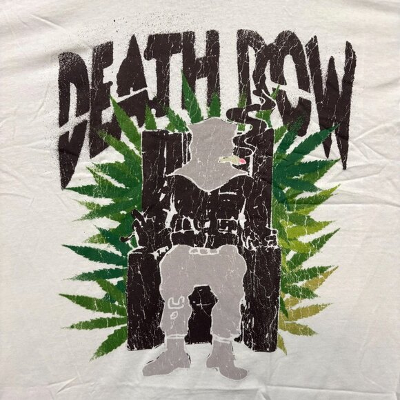 Death Row Records Electrical Chair Logo Hip-Hop T-Shirt Size Large - Picture 2 of 4
